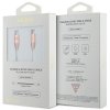 Guess GUCCLALRGDP kabel USB-C - USB-C1.5m Fast Charging różowy/pink Ebossed Logo